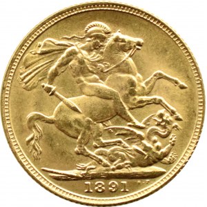 Great Britain, Victoria, sovereign 1891, London