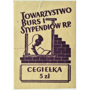 Poland, RP, brick Society of Bursaries and Scholarships, 5 zloty