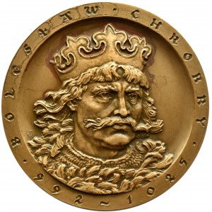 Polsko, medaile Boleslav Chrobrý (992-1025)- denár Princeps Polonie, PTTK Chełm 1985