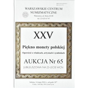 Katalóg 65. aukcie WCN, W. Garbaczewski, Krása poľských mincí..., Varšava