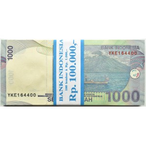Indonesien, Bankpaket 1000 Rupiah 2013, Serie YKE