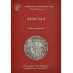 Paweł Niemczyk, Aukční katalog č. 2 se seznamem výsledků