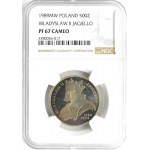 Polska, PRL, Wł. Jagiełło, 500 złotych 1989, Warszawa, NGC PF MS67 CAMEO