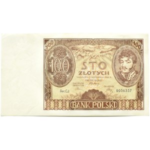 Polen, Zweite Republik Polen, 100 Zloty 1934, CJ-Serie, Warschau, UNC-