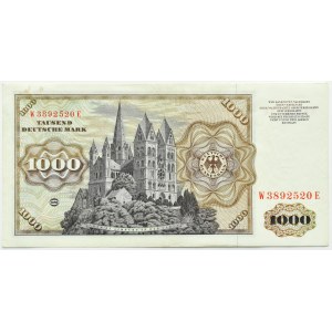 Germany, West Germany, 1000 marks 1977, series W....E, UNC-, BEAUTIFUL!!!