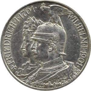 Deutschland, Preußen, Wilhelm II, 2 Mark 1901 A, Berlin