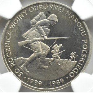 Polska, PRL, Wojna Obronna, 500 złotych 1989, Warszawa, NGC PF66 CAMEO