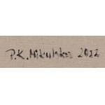 Patrycja Kruszyńska-Mikulska (geb. 1973, Lublin), Grünes Paradies XVIII, Triptychon, 2022