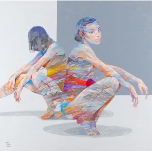 Adam Wątor (b. 1970, Myślenice), Composition from figures, 2022