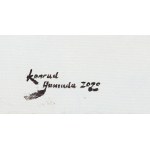 Konrad Hamada (geb. 1981, Krakau), Am zugefrorenen Teich, 2020