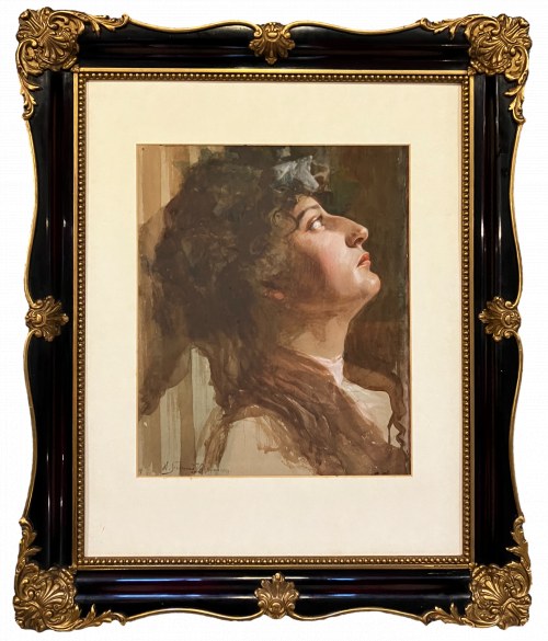 Henryk SIEMIRADZKI (1843 - 1902), Portret Rzymianki (1896)