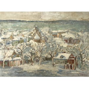 Henryk KRYCH (1905-1980), The village in winter