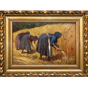 Boleslaw LEWAÑSKI (1881-1952), Harvesters (first half of the 20th century).