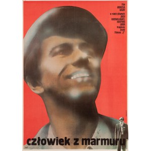 Mann aus Marmor - Entwurf Marcin MROSZCZAK (geb. 1950),1977