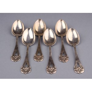 6 soup spoons, Denmark 1932-1933.