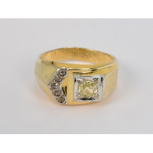 Signet s diamantom