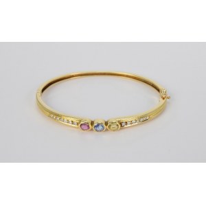 Bracelet with sapphires