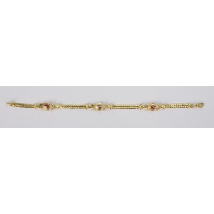 Bracelet with rubies