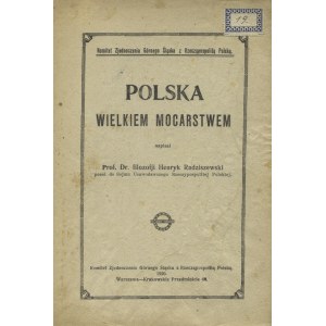 RADZISZEWSKI, Henryk - Polen, die große Macht. Warschau 1920...