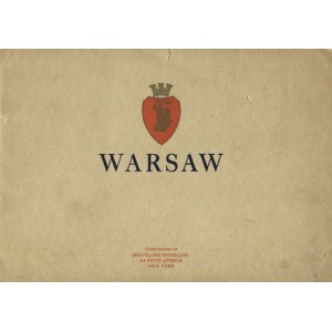 [WARSAW] Views of Warsaw. [Album]. New York [after 1918], Shottland Syndicate. 13x19 cm, pp. [21], illustrations. tit...