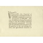 [WARSZAWA] Views of Warsaw. [Album]. New York [po 1918], Shottland Syndicate. 13x19 cm, s. [21], ilustr. Tyt...