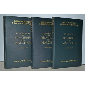 [Brauen] Schönfeld, Franz - Handbuch der Brauerei und Mälzerei. Bd 1 ...