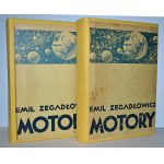 ZEGADŁOWICZ, Emil - Motors : a novel . Vol. 1-2 [illustrations by Stefan Żechowski]. Cracow 1938, Sirinks Publishing House....