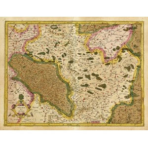 [POLSKA, Śląsk] Polonia et Silesia. Per Gerardum Mercatorem. [1585]. Miedzioryt 34,5x45,5 cm...