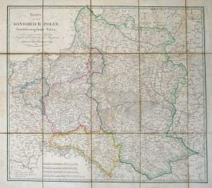 ZBIÓR map Karola Borkowskiego (1802-1865)] [POLSKA] Karte von dem Königreich Polen, Grossherzogthum Posen...