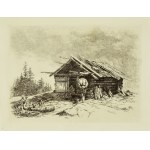 ELJASZ-RADZIKOWSKI, Walery (1841-1905) - (1) Hochlandmädchen zu Pferd. (2) Highlander-Frau vor der Kulisse von Giewont....