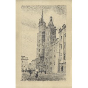 PINKAS, Ignacy (1888-1935) - Krakau in zehn Farbautolithographien von Ignacy Pinkas. [Kraków 1935]...