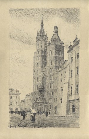 PINKAS, Ignacy (1888-1935) - Kraków w dziesięciu autolitografjach barwnych Ignacego Pinkasa. [Kraków 1935]...