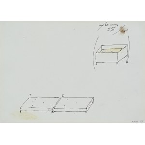 BAŁKA, Mirosław (geb. 1958) - Komposition ; 1993. Tuschezeichnung auf Blatt 20,5x29,5 cm, signiert p. d. : M...