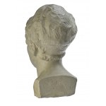 DUREK, Wojciech Aleksander (1888-1951) - Head of a woman ; 1922. Plaster, 35x18x20 cm, sign...