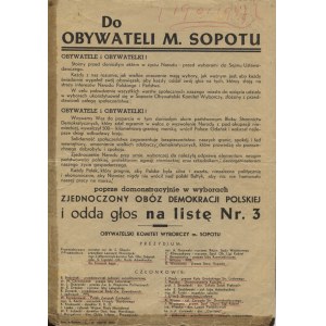 [SOPOT] To the citizens of the city of Sopot....