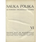 NAUKA Polska : seine Bedürfnisse, Organisation und Entwicklung : das Jahrbuch der Kasa im...