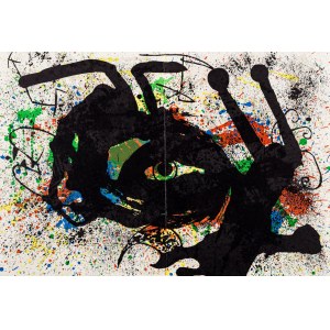 Joan Miró, Ohne Titel aus dem Album ''Derrière le Miroir'' Nr. 203, 1973