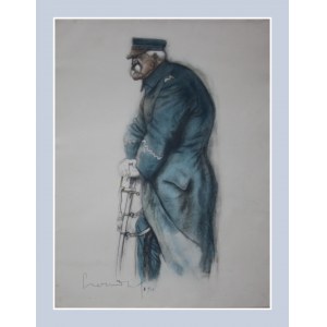 Zdzislaw Czermanski (1900-1970),, Marshal Pilsudski (caricature) 1931