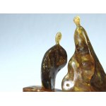 Modernist amber sculpture