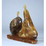 Modernist amber sculpture