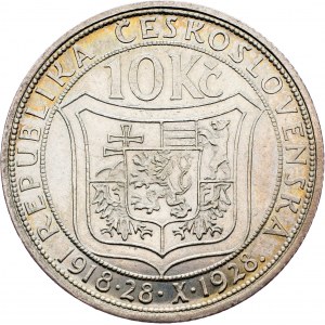 Czechoslovakia, 10 Korun 1928