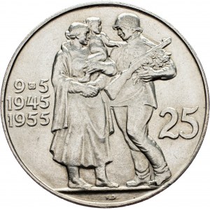 Czechoslovakia, 25 Korun 1955
