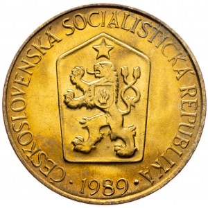 Czechoslovakia, 1 Koruna 1989