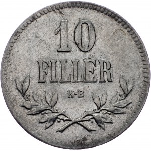 Hungary, 10 Fillér 1920, KB, Kremnitz