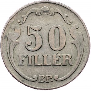 Hungary, 50 Fillér 1940, BP