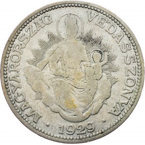 Hungary, 2 Pengo 1929, BP