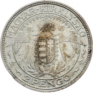 Hungary, 2 Pengo 1938, BP