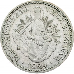 Hungary, 2 Pengo 1929, BP