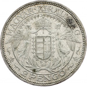 Hungary, 2 Pengo 1933, BP