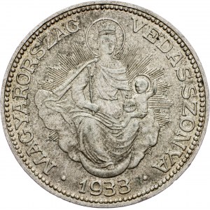 Hungary, 2 Pengo 1933, BP